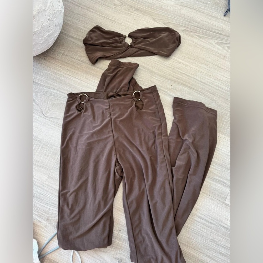White fox two piece set